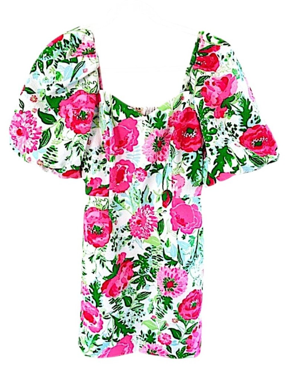 Lilly Pulitzer Justina Skirted Romper in Multi/Poppy Party NWT - Size 6 - Picture 6 of 8